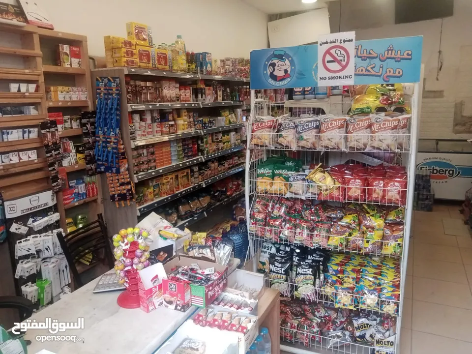سوبر ماركت للبيع عمان دوار الكيلو بجانب مطعم نصار