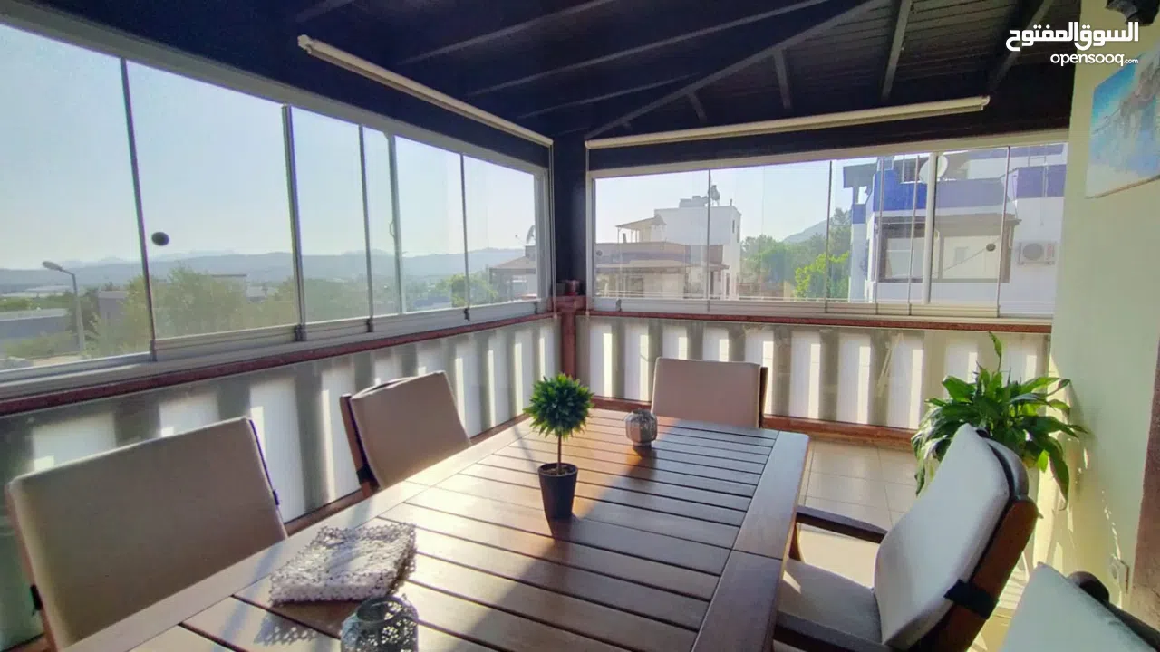 Panoramik Yunanistan Kos adası manzaralı satılık daire