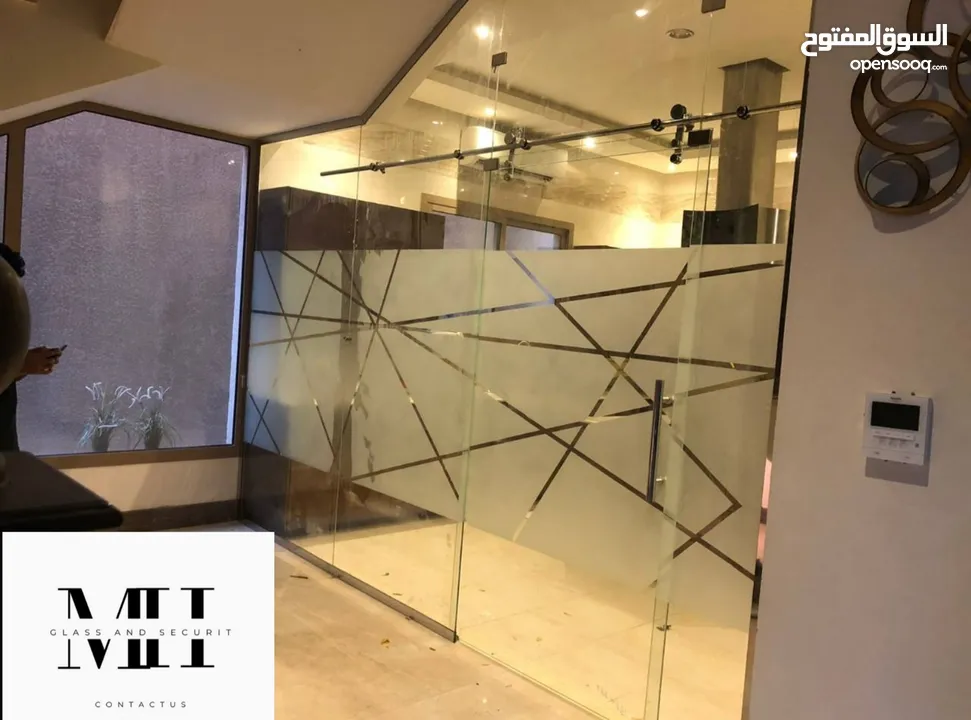 (GLASS AND SECURIT) حجير زجاج سيكوريت الأمان والأناقة في آن واحد.   "لحماية فائقةومظهر عصري لمنزلك"