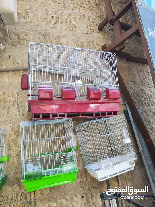 قفص 4 معالف مع حاجز