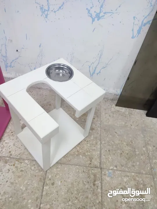 طاولة ارجيلة مع صحن او بدون صحن