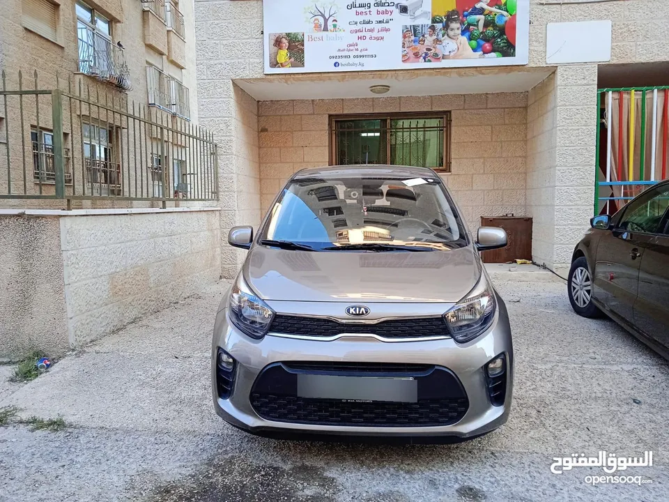 كيا مورنينج 2019 – ترخيص 2020 – مفتاح بصمة – شبه جديدة للبيع بسبب السفر Kia Morning