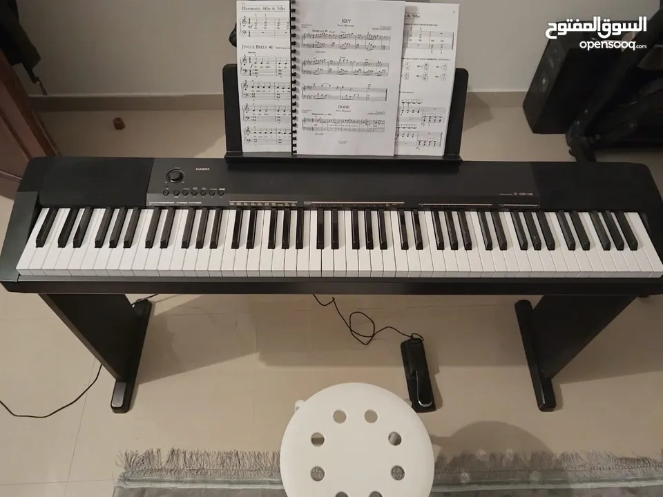 Casio Digital Piano CDP-130 \ بيانو كاسيو ديجيتال بحالة ممتازة \ بيانو بأصوات متعددة عالية الجودة