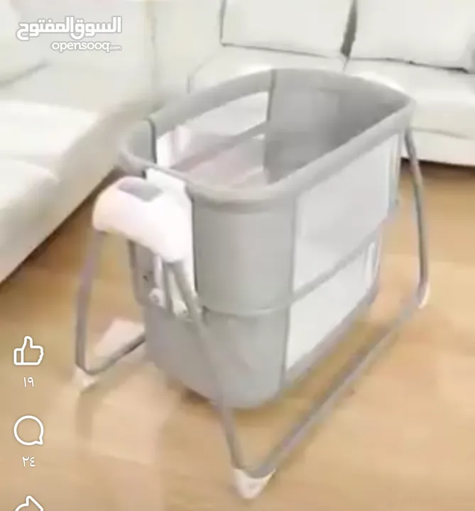 تخت هزاز بحالة ممتازة يعمل على الكهرباء معه ريموت