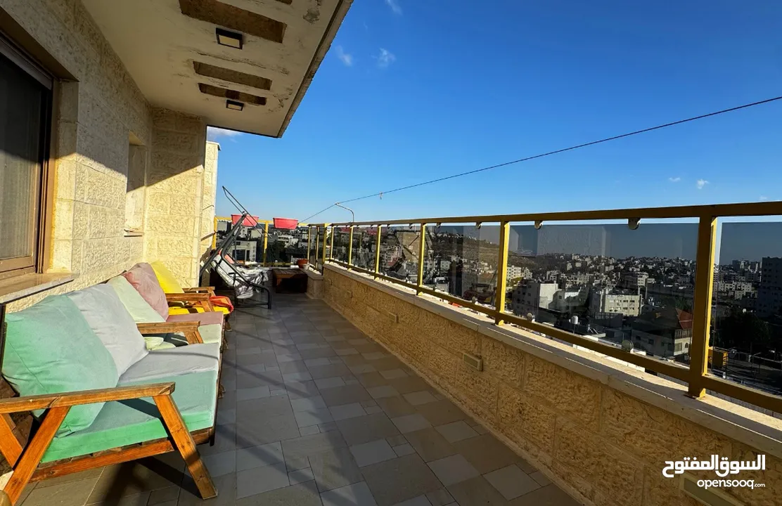 روف للايجار مفروش في اجمل مناطق رام الله والبيرة التواصل مع المالك مباشرة دون وسيط 1250 دولار