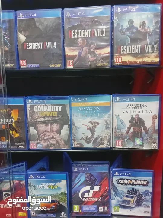 سيديات بلايستيشن فور  و فايف PS4 &PS5 CD.S