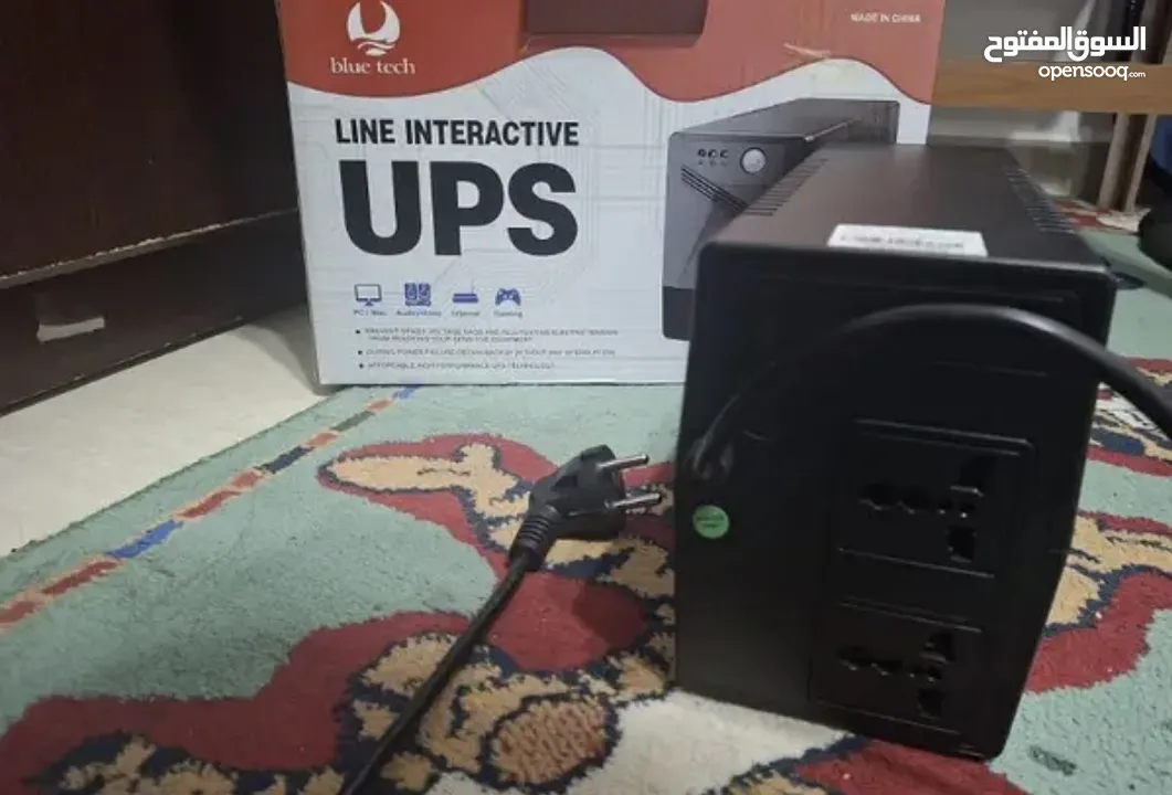 UPS 1000VA FOR SELL ( for ps4/pc) ( قابل للتفاوض ) ( يمكن التأكد منها )  used only for 2 times