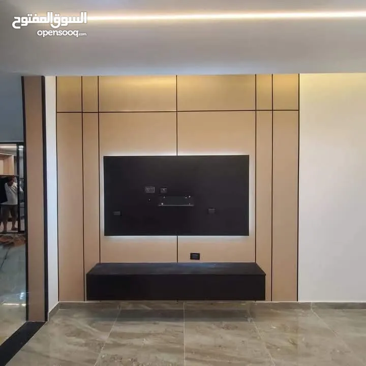 ورق جدران والشيبورد وبانوهات باركيه بديل الرخام وبديل الحجر والقرميد والفاير بليس وجبسن بورد