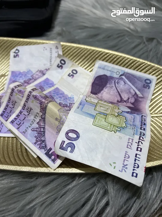خمسين شيكل قديم 1992 السعر 15000