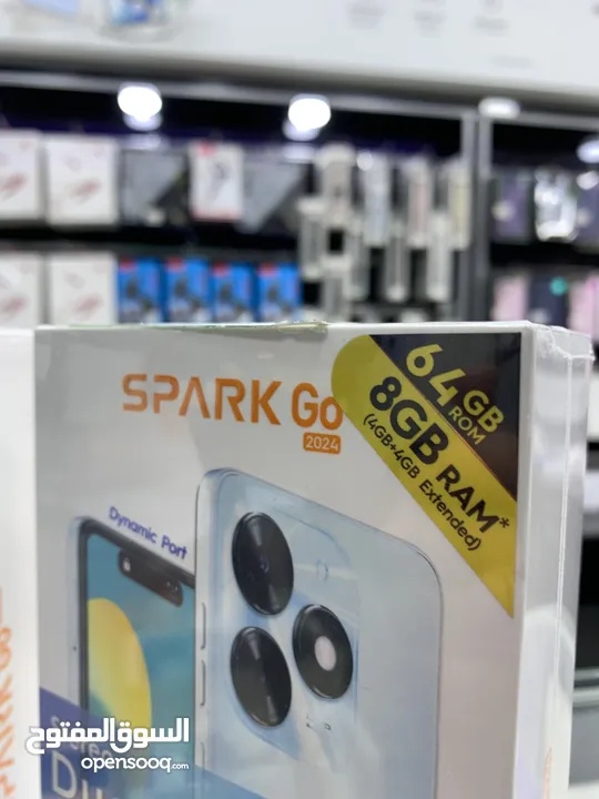 Spark Go 2024 (64 GB / 8 RAM) تكنو سبارك جوو 2024