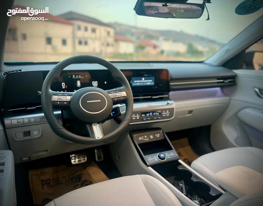 هونداي كونا  هايبرد (بنزين+كهرباء )  الشكل الجديد  فل الفل مميز بدون فتحة 2023/