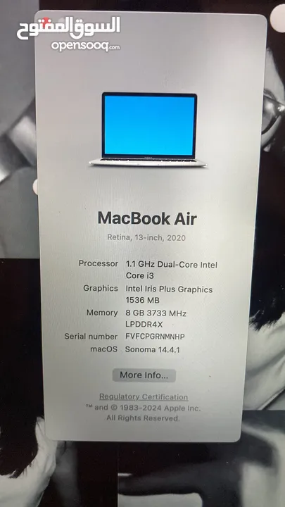 Macbook air 2020