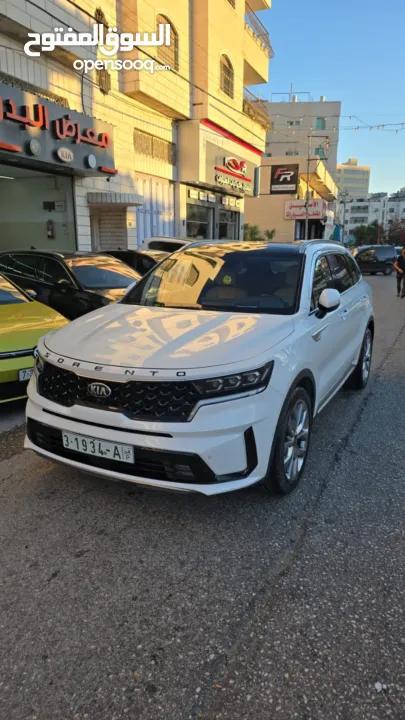 كيا سورينتو فل الفل اضافات 7 ركاب لون ابيض