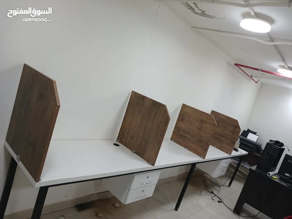 بارتيشن موظفين / ورك ستيشن رباعي  سداسي ثماني حسب الطلب من المصنع مباشرة
