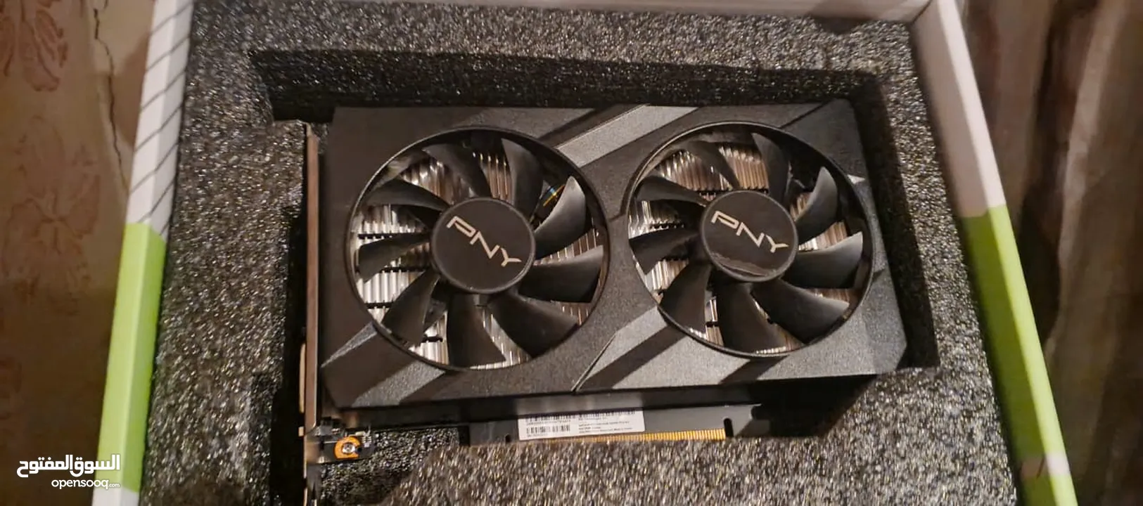 كرت شاشه  RTX3050 إستعمال (6) أشهر (سعر كرت الشاشه  180)