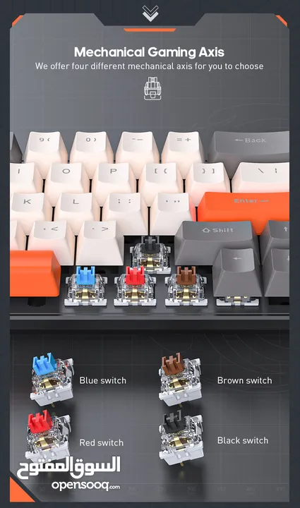IMICE GK690 لوحة المفاتيح الميكانيكية لوحة المفاتيح الرخيصة