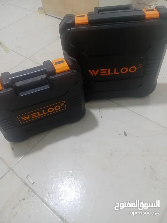 للبيع دريل شحن WELLOO – مستعمل بس وكالة