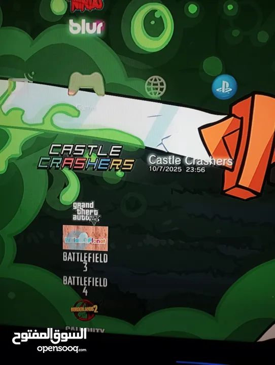 بلاي ستيشن 3 مهكره مع ايتين فل العاب مع متجر تنزيل مساحة 500 جيجا بايت متوفر خدمة توصيل للقدس وضفة