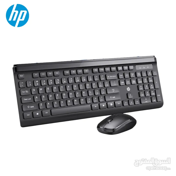 كيبورد وماوس لا سلكي نوع hp اصلي
