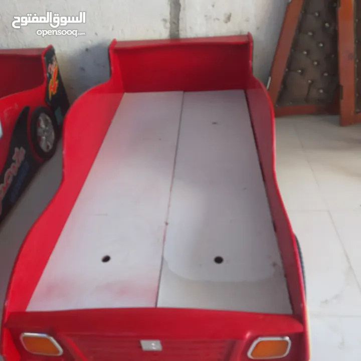 تخت اطفال شكل سياره