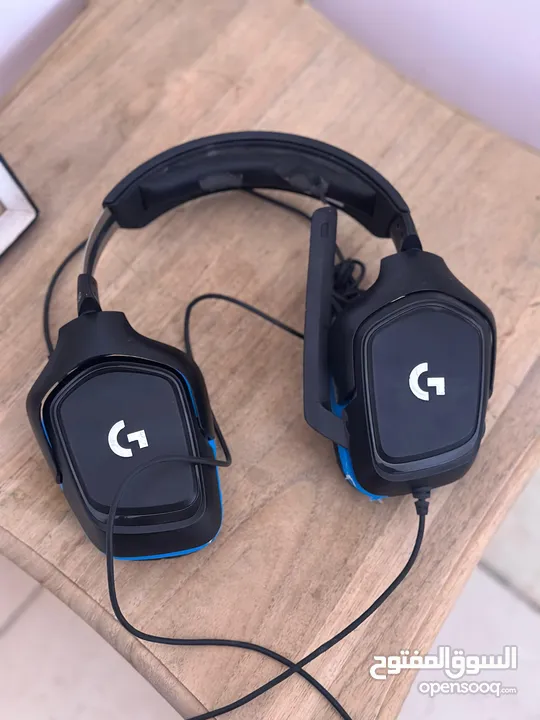 سماعة لوجيتك g432 logitech اصلية بحالة ممتازة جدا صوت نقي ومرتب 7.1 مع جميع المميزات وخامة ممتازة جد