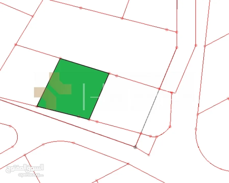 ارض للبيع في دابوق - مارس عمشة بمساحة 980 م
