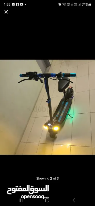 Very Rarely used Electric scooter with accesories