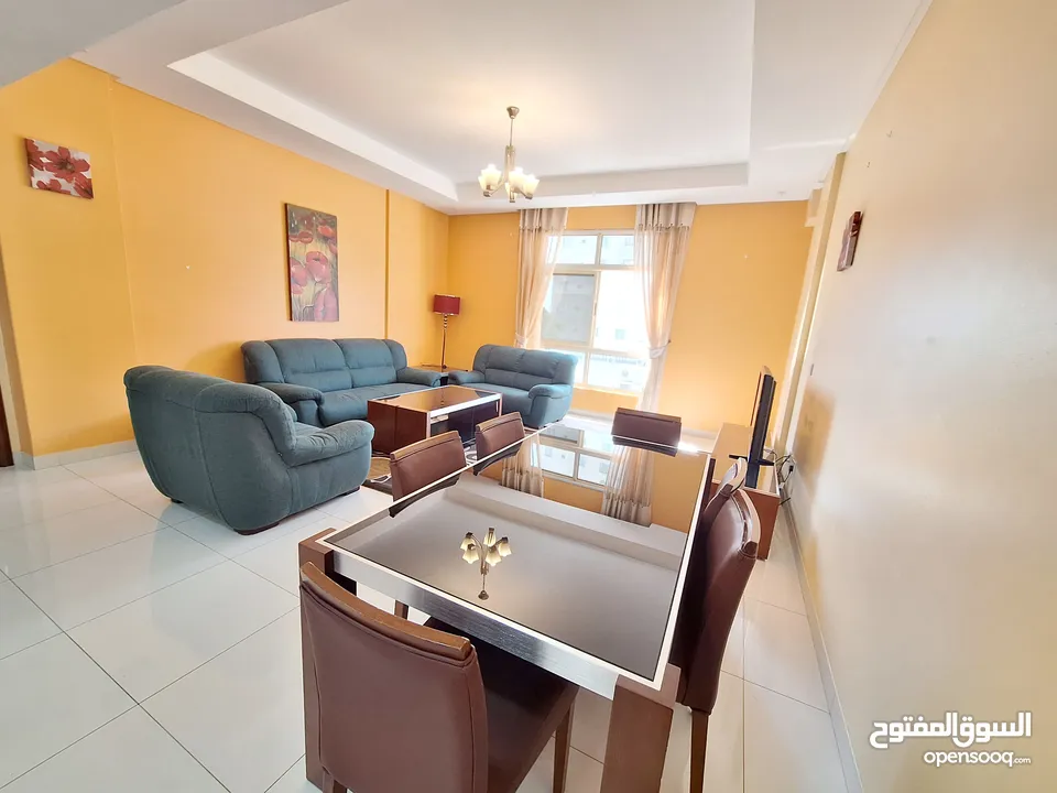 Unlimited EWA 3 Bedroom  Superbly Furnished  Family Building  Prime Location in Mahooz