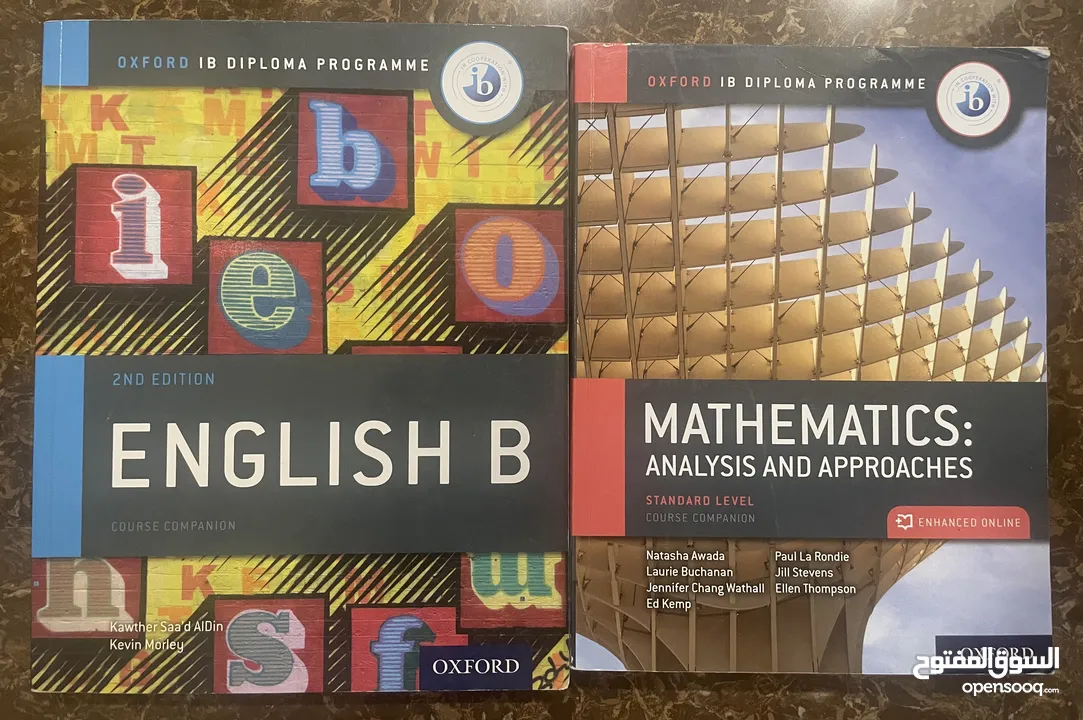 English B and Math Analysis and Approaches SL IB OXFORD Textbooks