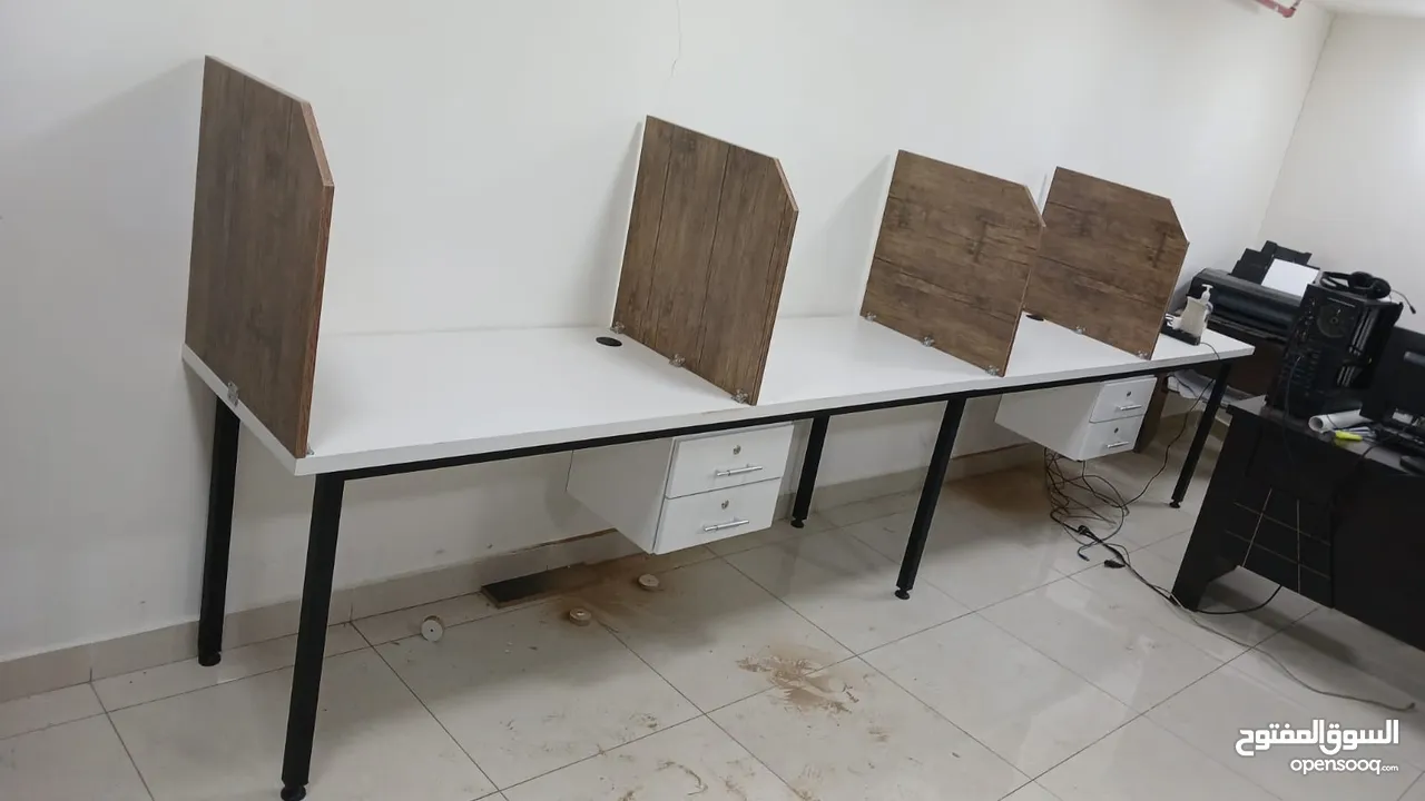للبيع بارتيشن موظفين / مكاتب عمل بأفضل الأسعار