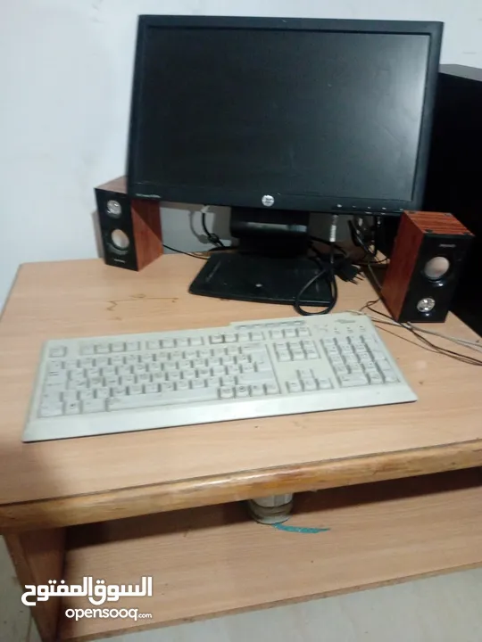 كمبيوتر hpمع كامل عدهته مستعمل للبيع 65