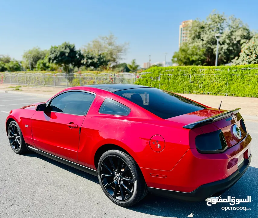 FORD MUSTANG GT 2010 RED GCC WELL MAINTAINED