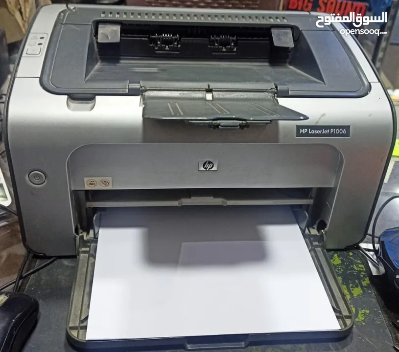 طابعة hp اسود مستعملة للبيع