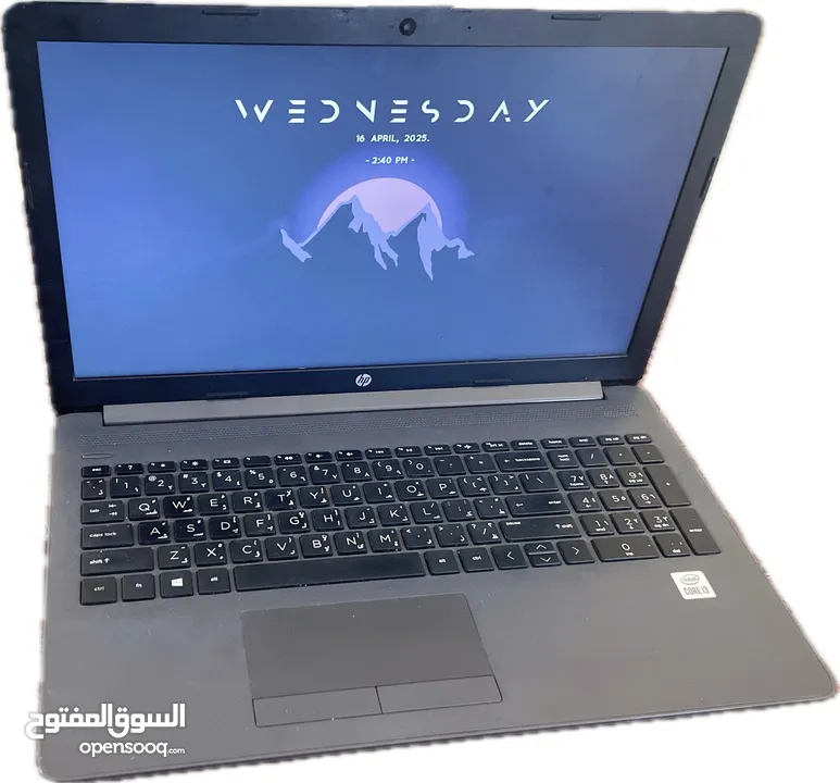 لابتوب hp core i3 الجيل العاشر ويندوز 10 توب نظافة جهاز سريع ممتاز لطلاب الجامعات