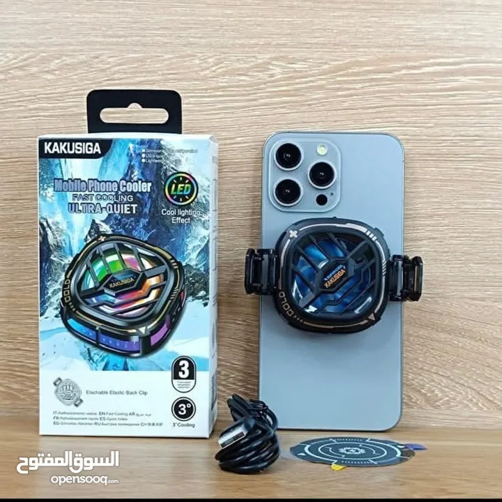 مروحه لتبريد الهاتف شاهد الوصف مهم.