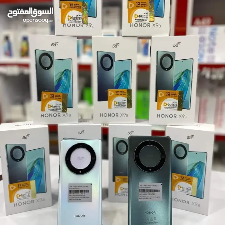 مستعمل بالكرتونة Honer X9a 5G جيجا  256 أغراضة والكرتونه الأصلية متوفر توصيل