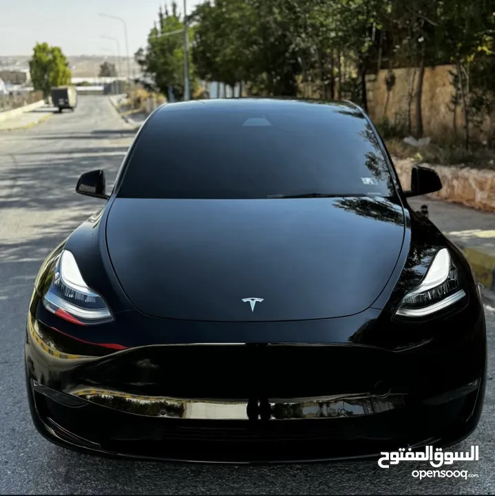 تيسلا موديل Y LONG RANGE DUAL MOTOR 2023  فحص كامل اعلى مواصفات