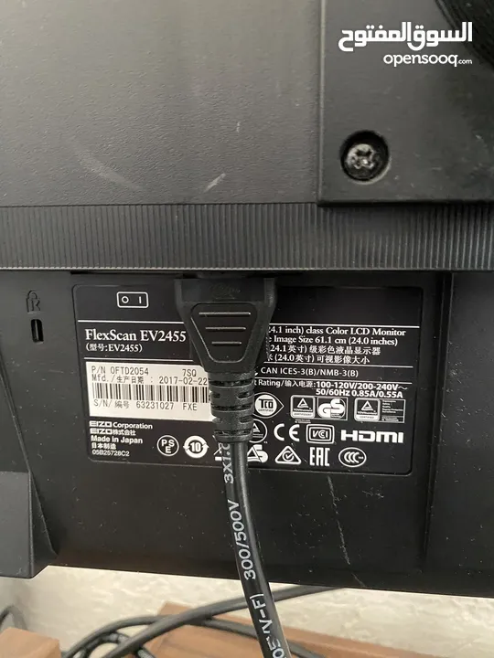 شاشة75EIZO هيرتز مستعملة اقل من سنة  بحالة شبة جديدة يوجد فيها خيارات كثيرة  السعر 270 شيكل الخليل