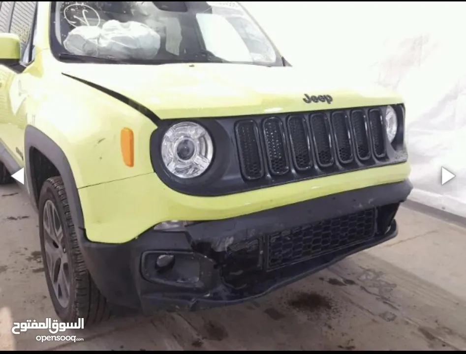 بدون حادث وبدون صبغ Jeep Rengade 2017