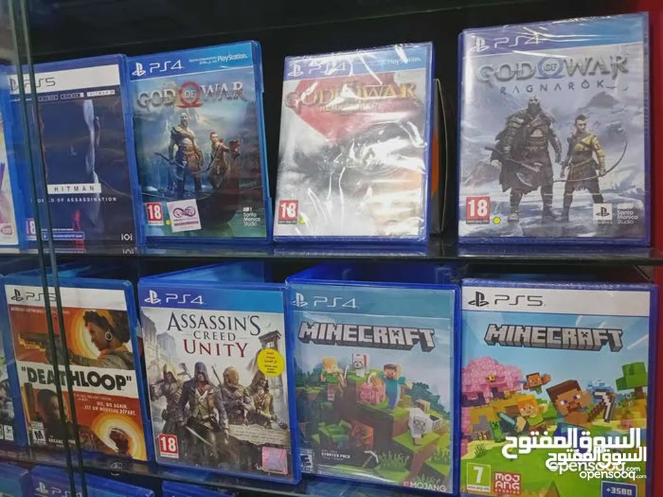 ألعاب بلايستيشن فور و فايف جديد و مستعمل