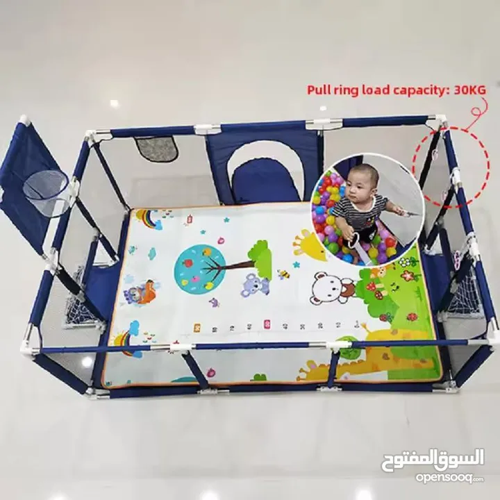 ملعب الأطفال بالحجم السوبر صار متوفر خلي أولادك يعيشوا المتعة بأمان ومرح!  سلة ألعاب وكرات الاطفال