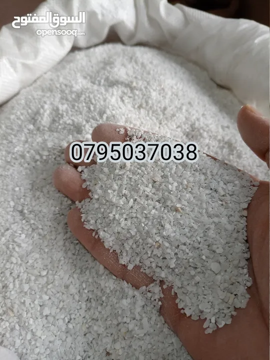 رمل سيلكا  توف بركاني  كوارتز  كسر رخام احجار وصخور مميزه سكيب احواض سمك