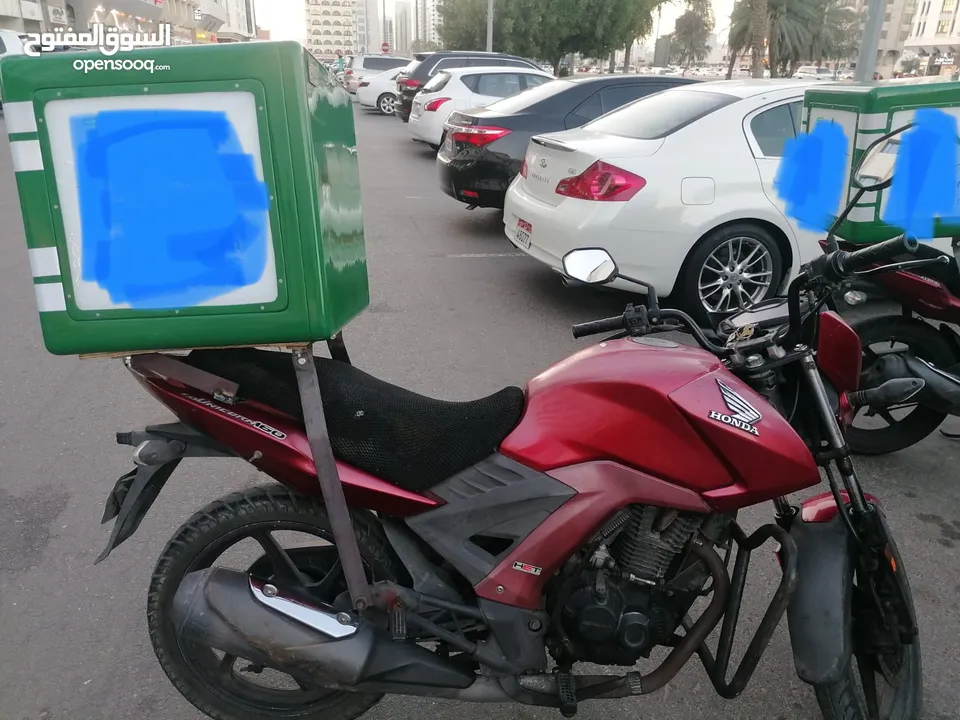 دراجات 2 هوندا للبيع بحالة ممتازة  tow motor Honda CB 160 Unicorn good condition