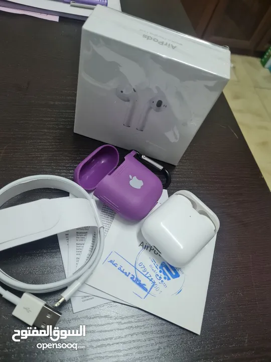 اذا مش اصليه استرجع فلوسك Airpods 2 طبق الأصل مكالمات 100٪ كفاله سنه و كفاله اسبوع تبديل