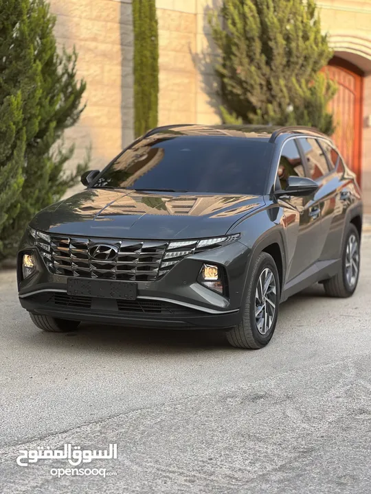 هونداي توسان هايبرد 2023 فل اضافات بدون فتحة فحص نخب