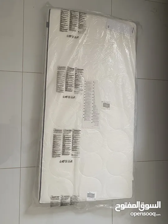 Ikea bed , with matters and bed cover