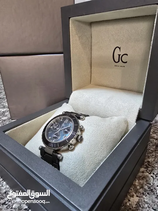 ساعة Gc Diamond Chronograph نسائية، By Guess، سويسرية، Swiss made
