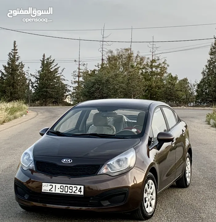 كيا ريو 2014 فحص كامل بحالة الوكالة