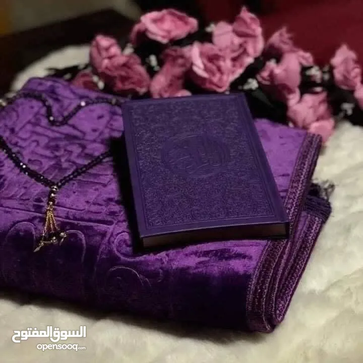 بكجات صلاة جملة ومفرق / سجادة صلاة + مصحف + مسبحة