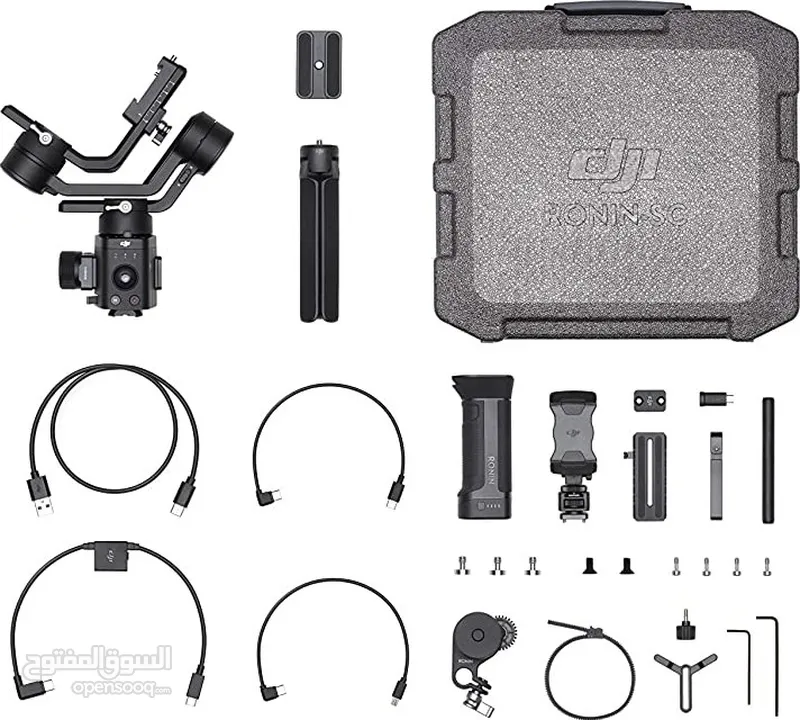 DJI Ronin SC Pro مانع اهتزاز للكاميرا مع محرك فوكس للعدسة